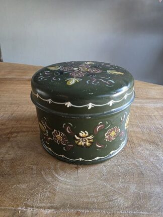 Vintage beschilderd blikje Brabantia